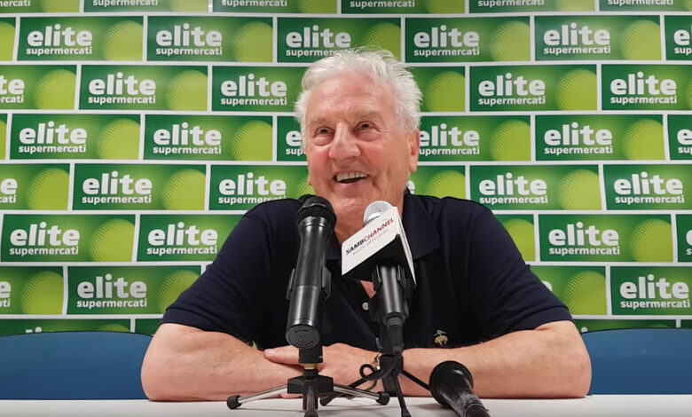 Il Presidente della Sambenedettese Franco Fedeli