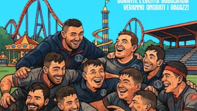 L’Unione Rugby festeggia la storica promozione in Serie A a Bobolandia