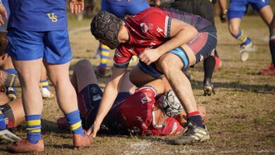 Fi.Fa. Security Rugby San Benedetto in azione contro l’U.S. Roma nella vittoria esterna di Serie A