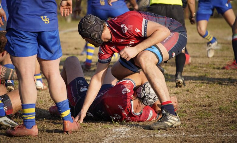 Fi.Fa. Security Rugby San Benedetto in azione contro l’U.S. Roma nella vittoria esterna di Serie A