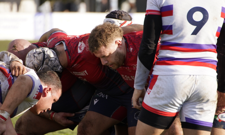 L'Unione Rugby Samb in azione contro l’Unione Rugby Firenze al Nelson Mandela