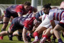 Unione Rugby Samb in azione contro Firenze Rugby nella vittoria esterna di Serie A